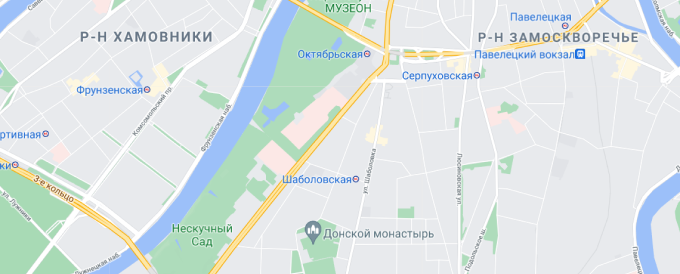 Изображение карты.